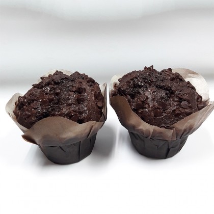 Double Chocolate Chip Muffin 130gm (12's/box)