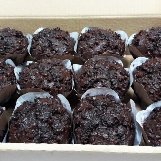 Double Chocolate Chip Muffin 130gm (12's/box)