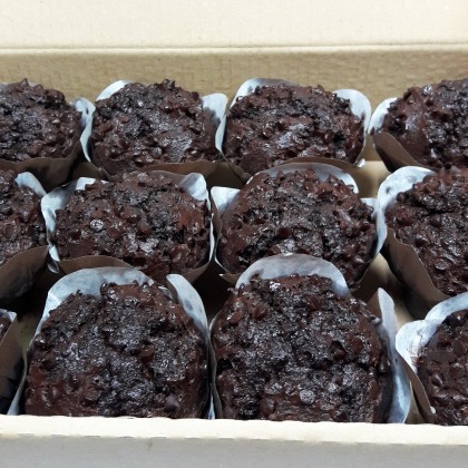 Double Chocolate Chip Muffin 130gm (12's/box)