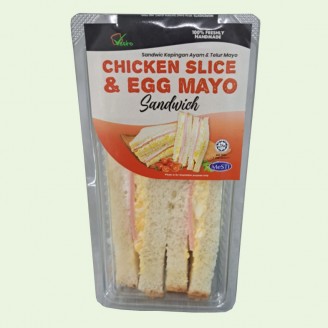 Chicken Slice And Egg Mayo Sandwich