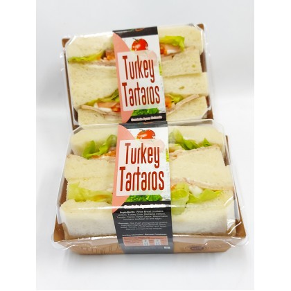 Turkey Tartaros Sandwich with Fruit