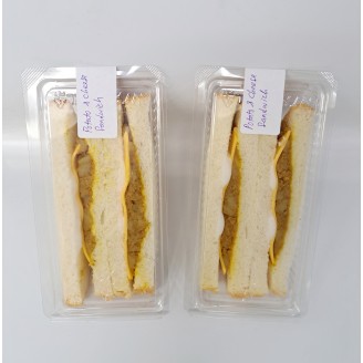 Potato And Cheese Sandwich