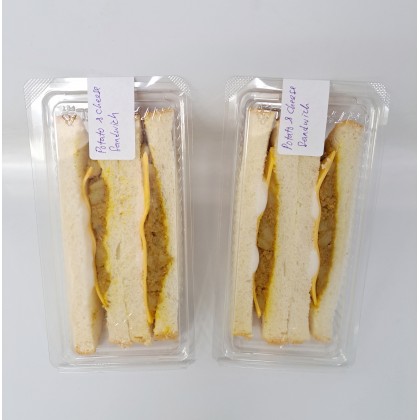 Potato And Cheese Sandwich