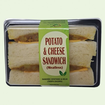 Potato And Cheese Sandwich